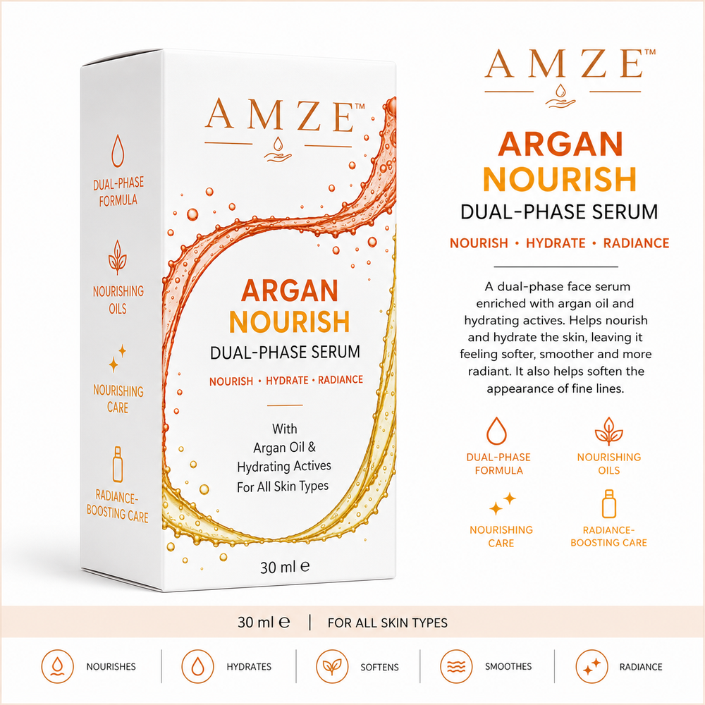 AMZE® Argan Nourish Dual-Phase Serum