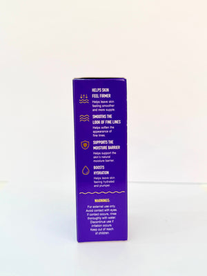 AMZE Firming Serum 30 ml – packaging benefits and warnings