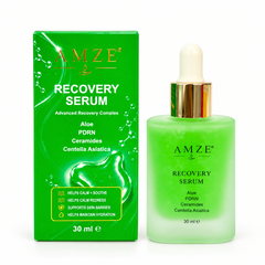 AMZE Recovery Serum 30 ml – bottle and box, front view