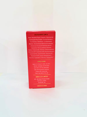 AMZE Renewal Serum 30 ml – packaging ingredients and directions